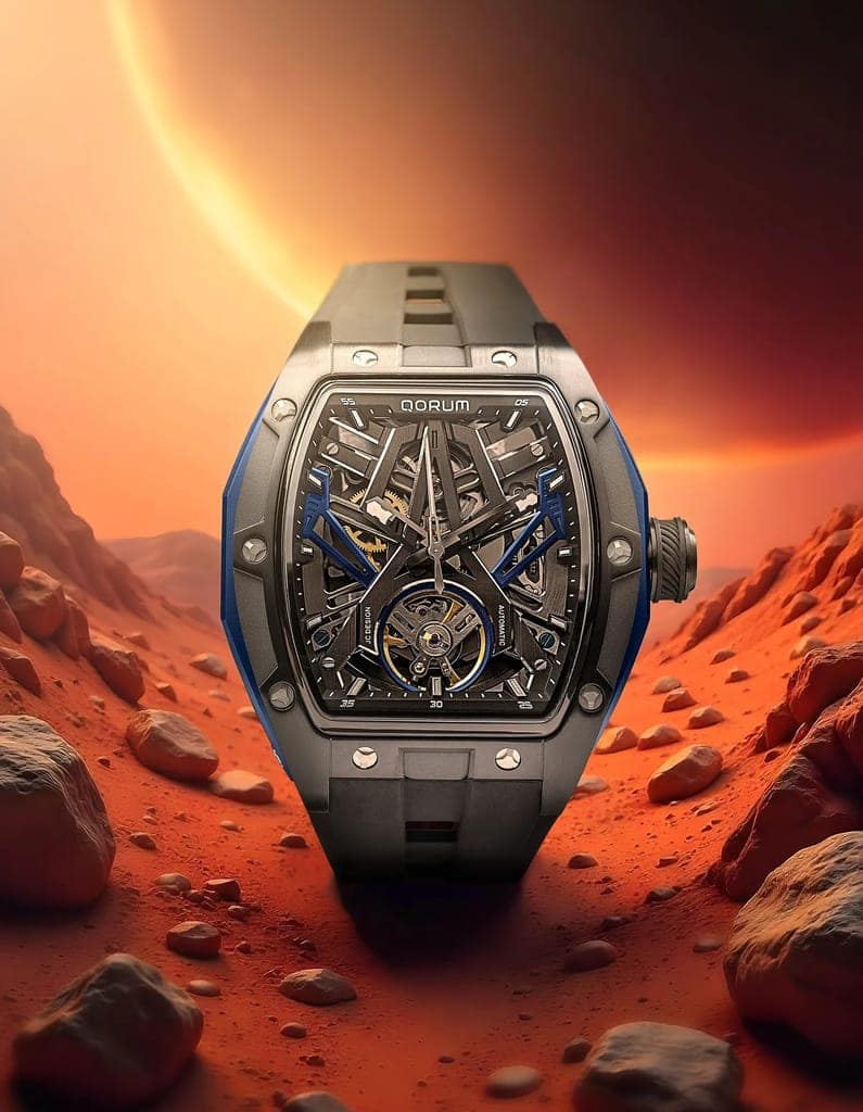 Qorum Equinox Men’s Automatic Skeleton Watch view 2