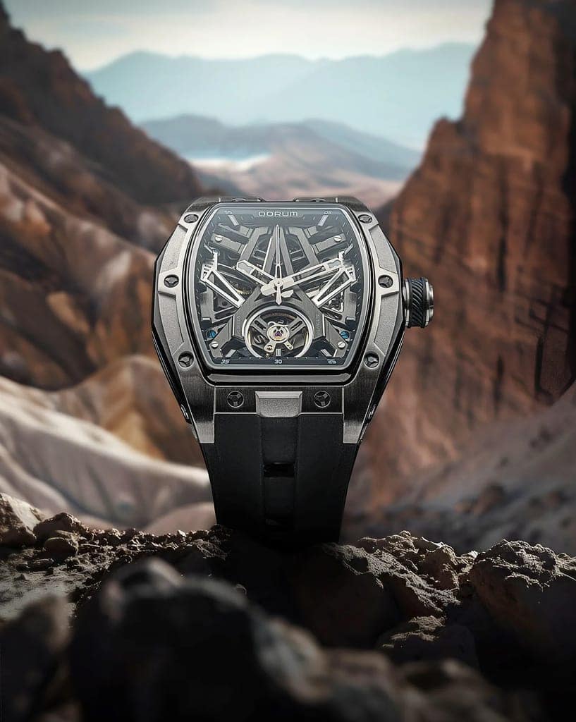 Qorum Equinox Men’s Automatic Skeleton Watch view 7
