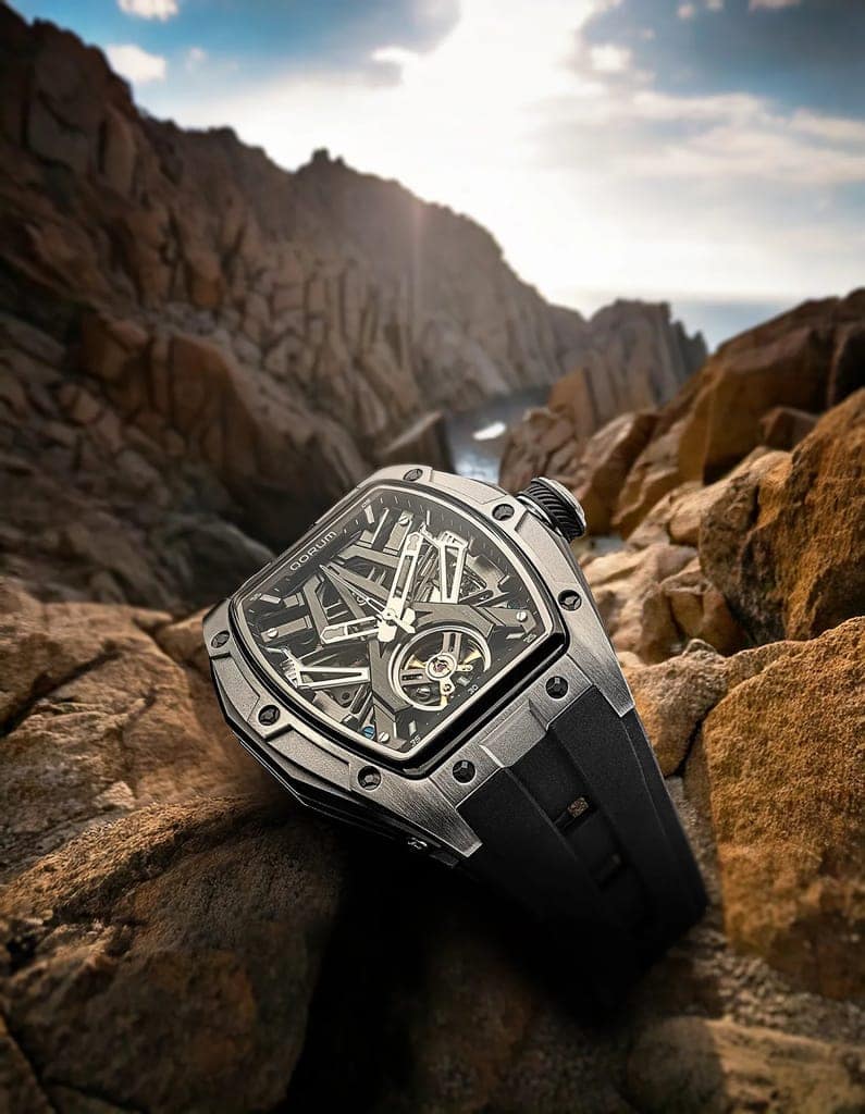 Qorum Equinox Men’s Automatic Skeleton Watch view 8