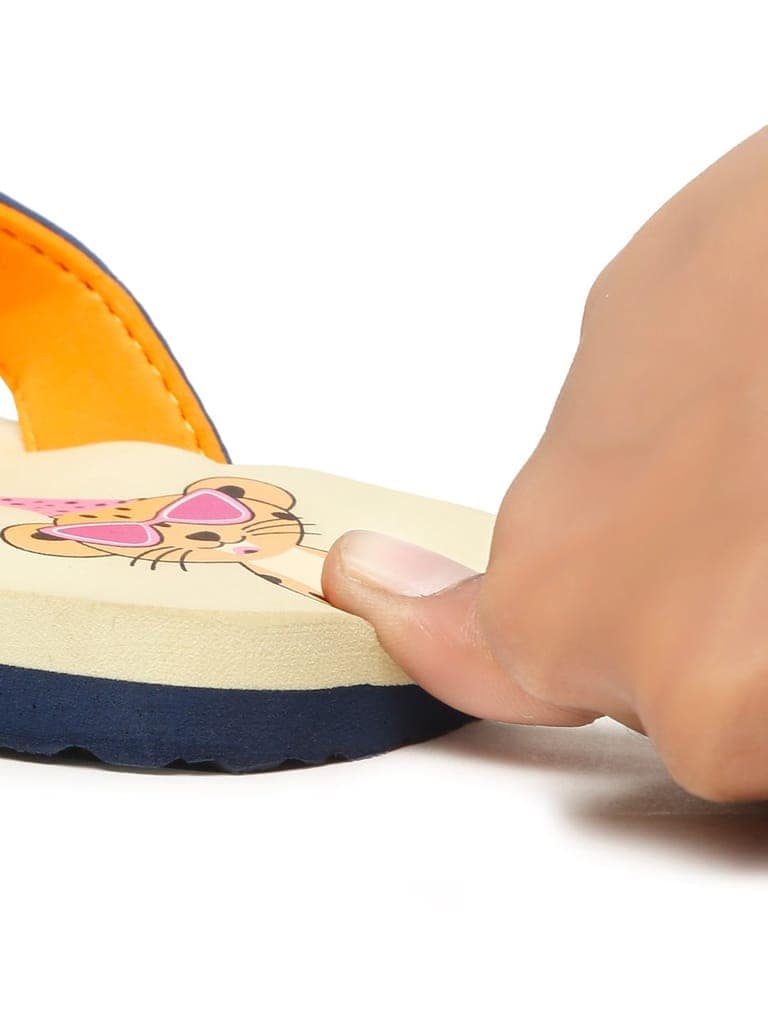 Premium Leo V-Shape Flip-flops - Beige (Unisex) view 7
