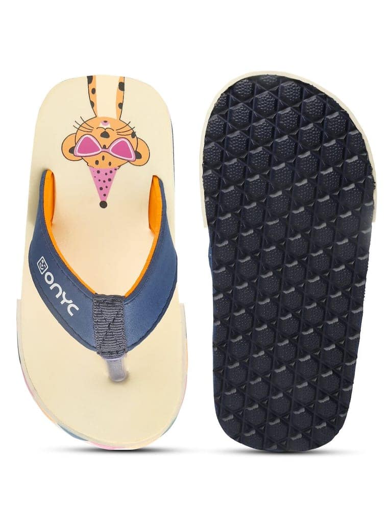 Premium Leo V-Shape Flip-flops - Beige (Unisex) view 9