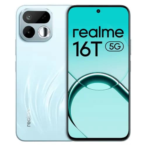 REALME 16 T 5G (Aurora Green, 8GB RAM, 256GB Storage)