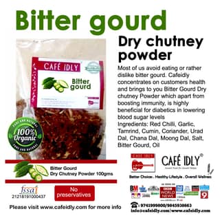 Bitter Gourd Dry Chutney Powder, 100 gm