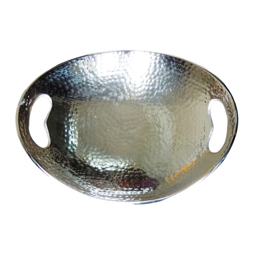 Aluminium Decorative Tray Hammerd Nickel (AMAS3164N/9) view 2
