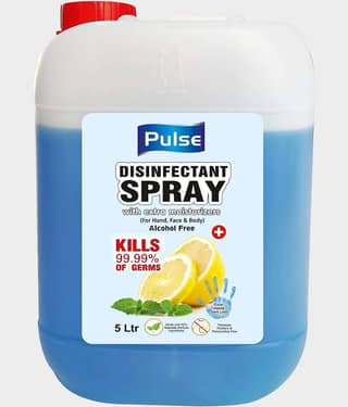 Pulse Disinfectant Spray for Hand Face and Body Sanitizers 5000 mL Pack of 1