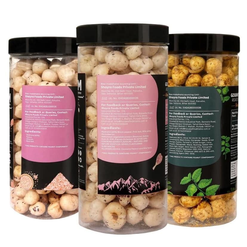 GOURMET MAKHANA Roasted in Olive Oil | Flavors Tangy Tomato, Himalayan Salt and Pepper, Himalayan Salt | Combo Of 3, 65g Each. - 195 gm view 3