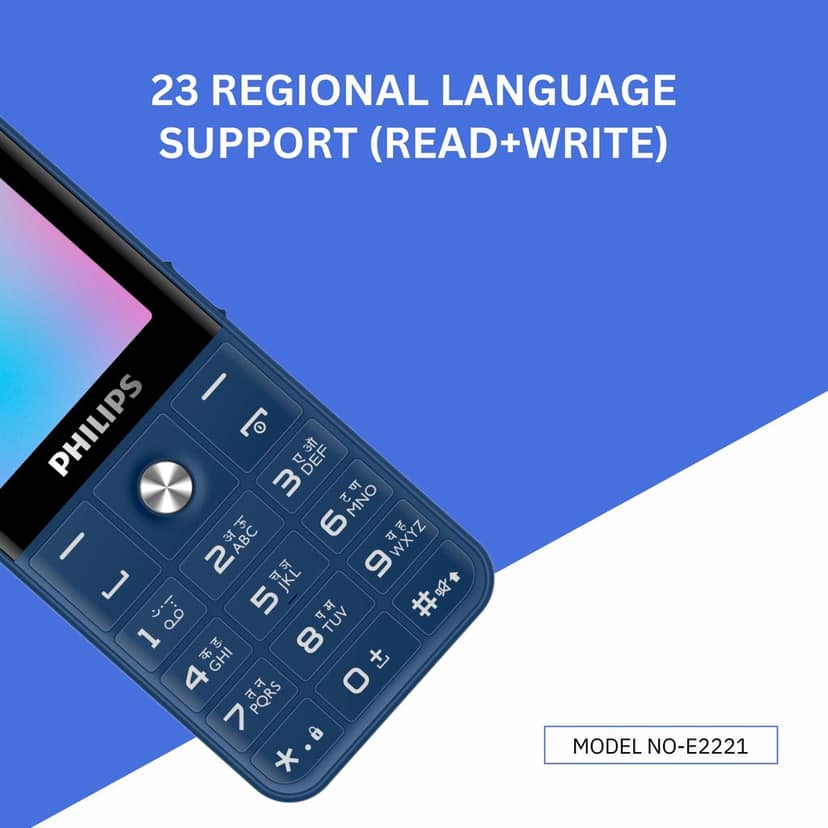 Philips E2221 Keypad Mobile Phone view 4
