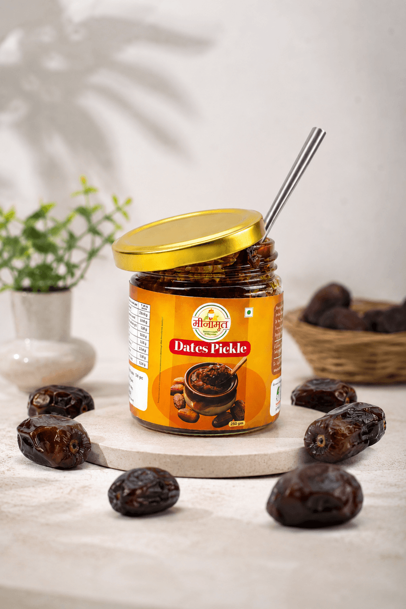 Dates Pickle | Traditional Sweet & Spicy Indian Condiment view 2
