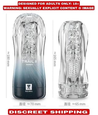 TRAIL MALE MASTURBATOR CUP REALISTIC VAGINA ANAL 3D SEX TOY FOR MEN