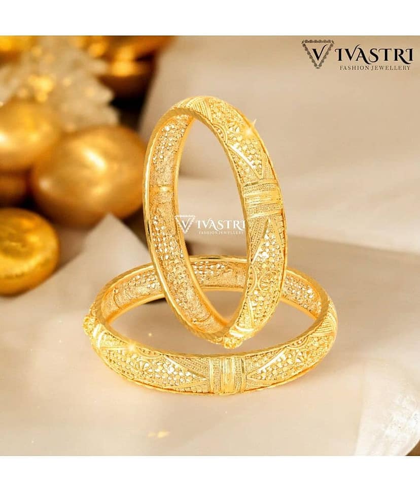 VIVASTRI Gold Bangle ( Pack of 1 ) view 2