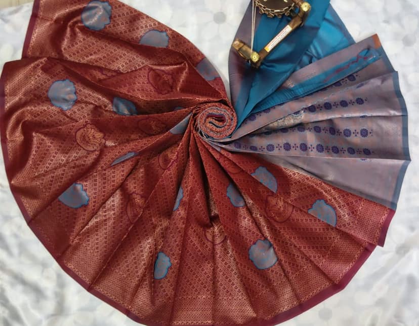 Kubera Silk Cottton Saree with Blouse