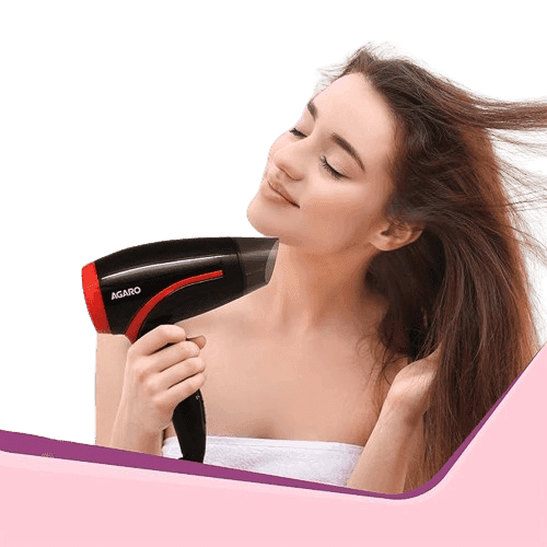 Hair Dryer with 1000 Watts Copper Motor, 2 Speed & Temperature view 2