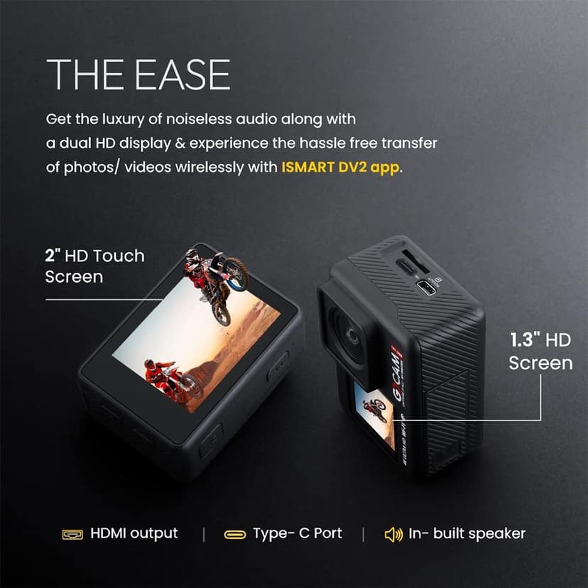 Digitek GoCAM DAC 101 5K Ultra HD Action Camera view 6