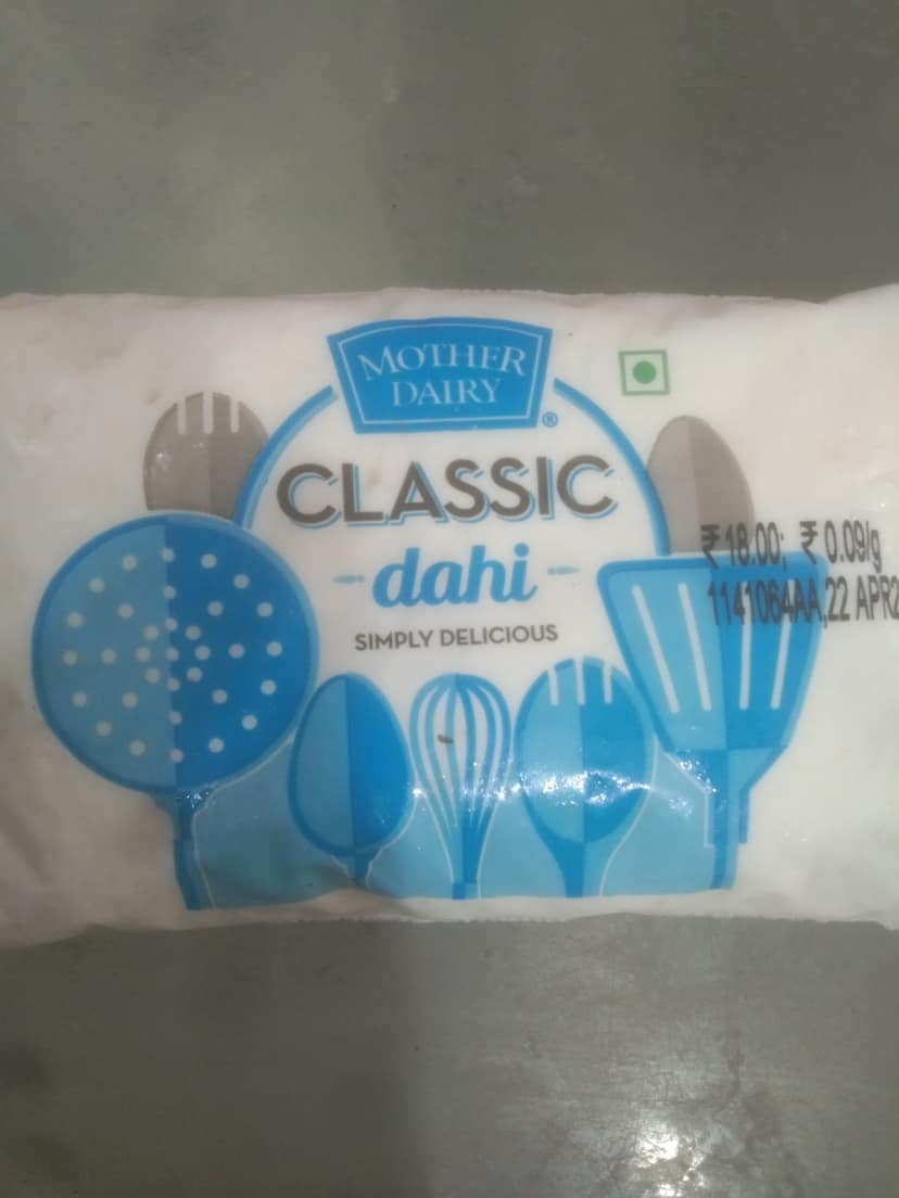 Mother dairy classic dahi