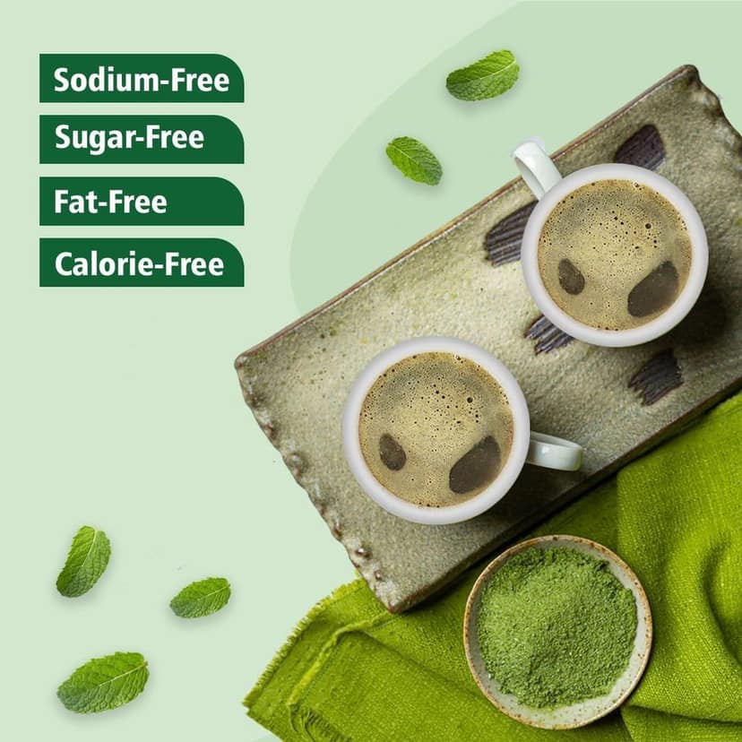 Golden Tips Japanese Mint Matcha Green Tea Powder – 50g (50 Servings) Tin Can, No Additives, Antioxidant-Rich Superfood, No Artificial Sweeteners view 5