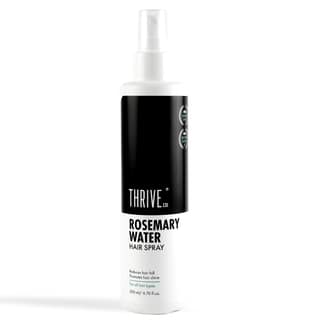 ThriveCo Rosemary Water Hair Spray | With 100% Natural Rosemary Extract, Rice Water & Hyaluronic Acid | For Hair Growth & Hair Fall Control | Adds Shine & Conditions | Lightweight | For Men & Women, 200ml ThriveCo Rosemary Water Hair Spray | With 100% Na