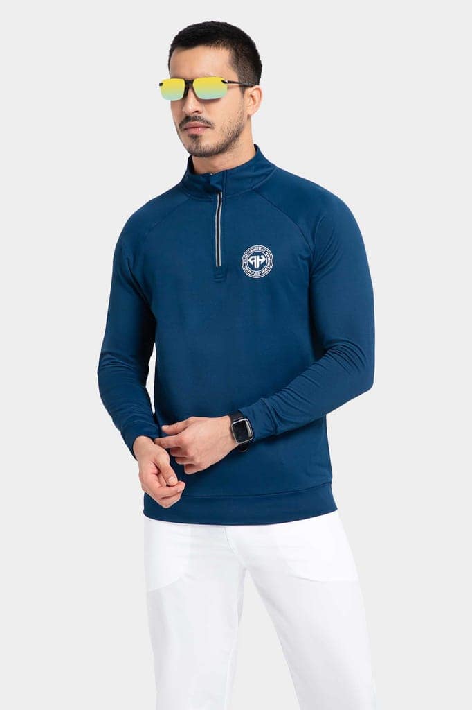 High Neck Blue Polo Jacket Patriot Collection (All Weather) view 5