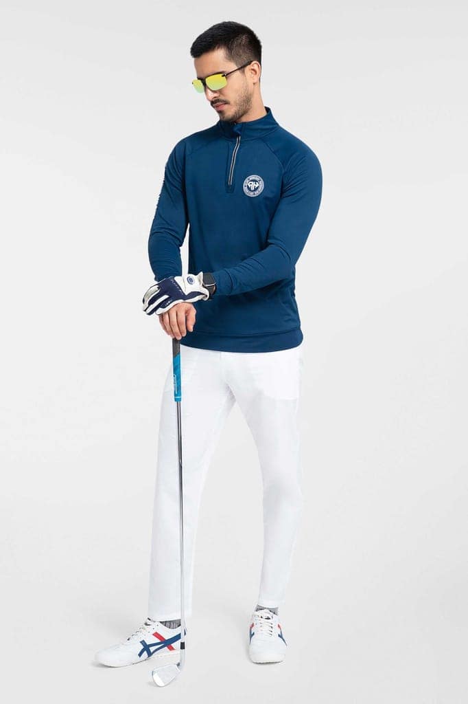 High Neck Blue Polo Jacket Patriot Collection (All Weather) view 7