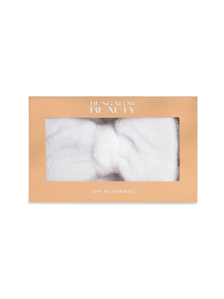 Bungalow Beauty Spa Headband, White, One Size