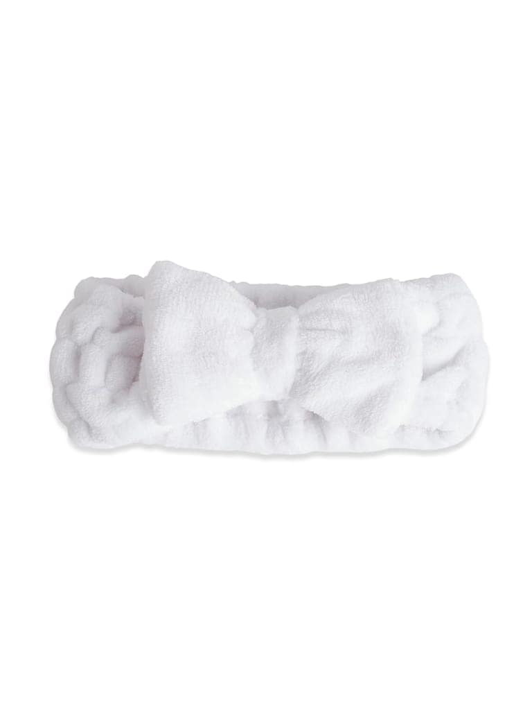Bungalow Beauty Spa Headband, White, One Size view 3