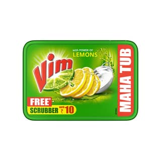 Vim Lemon Tub Dishwashing Tub (500 g)