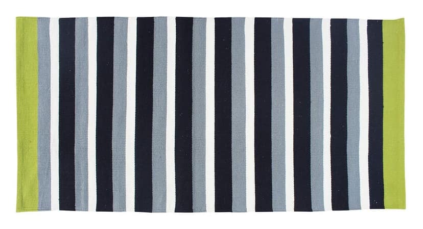 AIRWILL Designer Striped Rug 28x57 Inches (Multicolor, Pack of 1pc) view 2