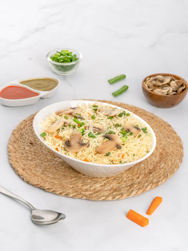 MUSHROOM FRIED RICE