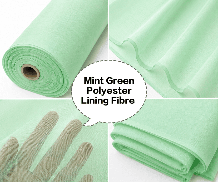 Mint Green Polyester Lining Fibre (Bada Panna), Mint Green Polyester Lining Fabric (Bada Panna), Light Mint Green Lining Fabric (Bada Panna), Mint Green Polyester Fabric (Bada Panna), Mint Green Polyester Inner Lining (Bada Panna)