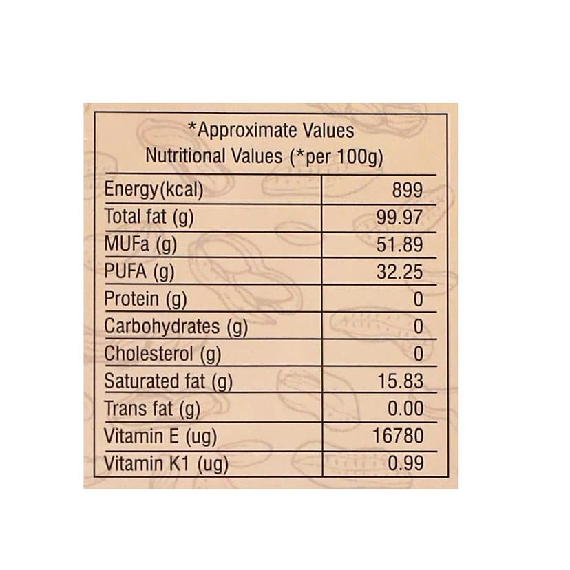 Sahasthra Cold Pressed Groundnut Oil - 1 Ltr view 3