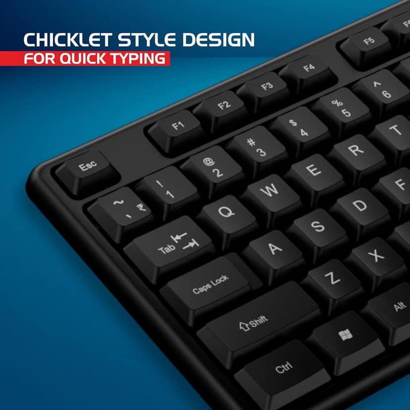 Zebion K500 USB Keyboard - Black view 3