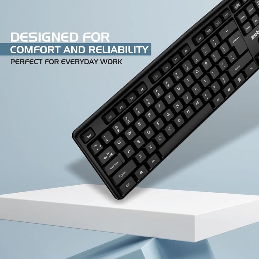 Zebion K500 USB Keyboard - Black view 4