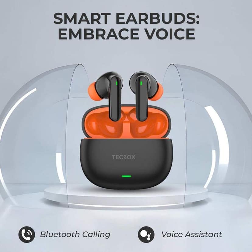 AudioX Bluetooth Earbuds, 40 Hr | Powerful Bass (1 Pc) view 5