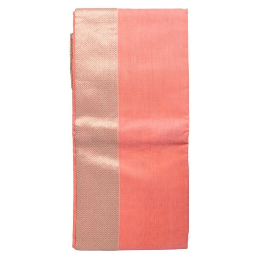 HANDLOOM CHANDERI SAREE- MERCERISED(COTTON+SILK MIX) WITH BLOUSE (SKU - 1SC103080120 SAREE- 82) view 4