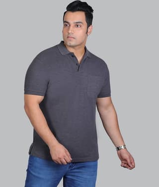 Xmex Pack of 1 Cotton Blend Regular Fit Solid Half Sleeves Men's Polo T Shirt ( Mustard )
