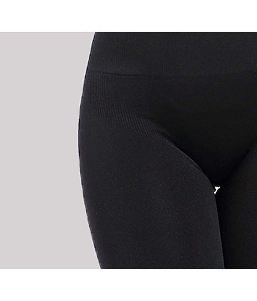 Tkeshto - Black Cotton Women's Trimming Tights ( Pack of 1 ) view 2