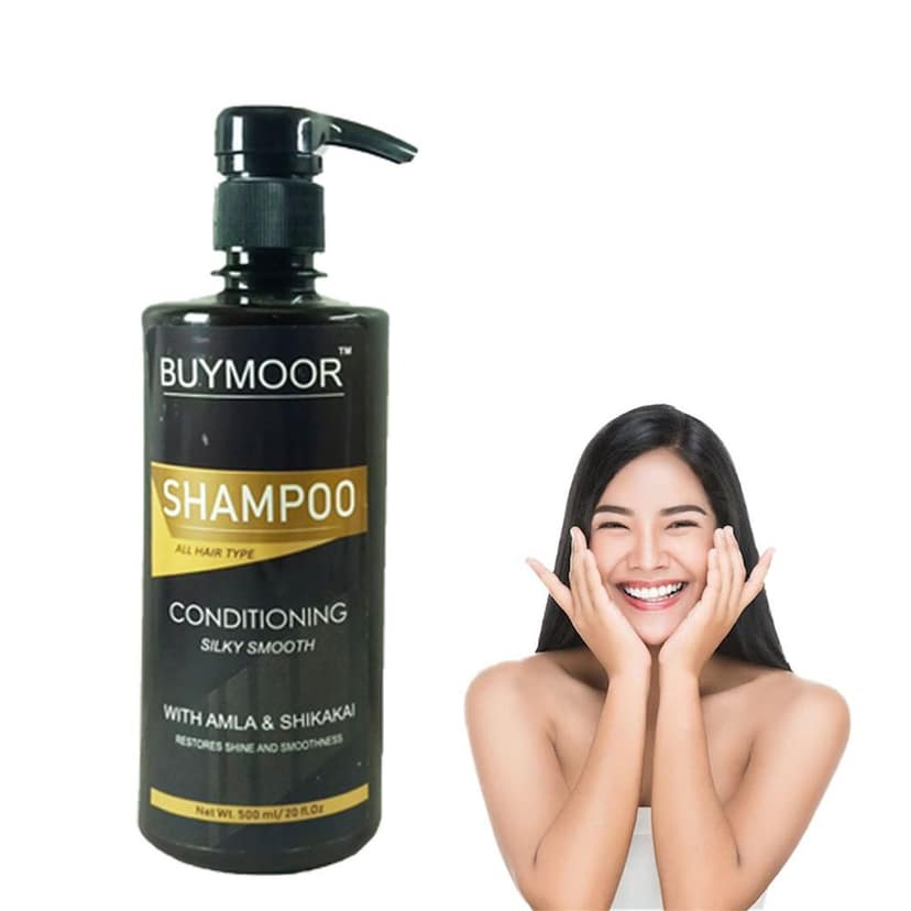 BUYMOOR Shampoo Nourishes Repair Smooth & Shine For Long and Lifeless Hair Dream Lengths for Men Women 500 ML (Pack of 12). view 3