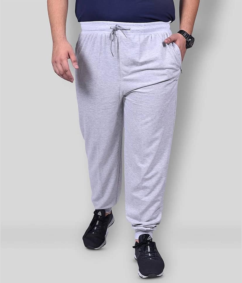 Xmex - White Cotton Blend Men's Joggers ( Pack of 1 )