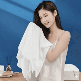 KUDIZE 60 GSM Disposable Non Woven Face and Body Towel for Hospital, Hotel, Spa, Beauty Parlor Saloon (16 x 24-inch) (40 X 60 CM) (Pack of 10)