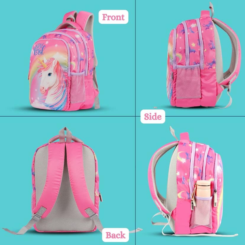VISMIINTREND School Backpack Bags for Kids | School Bags | Water Resistant | Casual | Picnic | Travel | 5 to 10 Years School Backpack | Bag for Boys | Girls view 6
