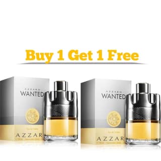 Azzaro Wanted Eau de Toilette for Men 100ml Men Branded Perfume Buy 1 Get 1 Free Perfume