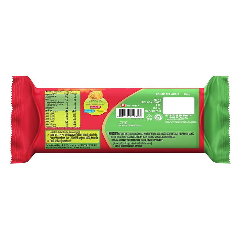 Britannia Vita Marie Gold Biscuits, 150 G view 2