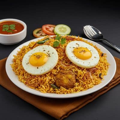 Egg Fry Biryani