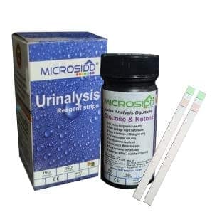 Microsidd Ketone Urine Strips 100 strip pack view 2