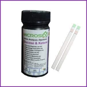 Microsidd Ketone Urine Strips 100 strip pack view 3