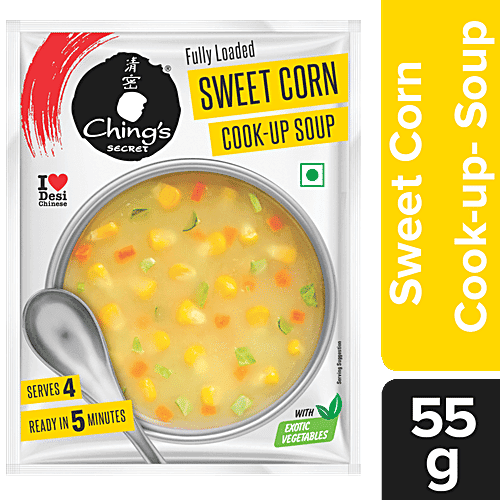 Chings Secret Sweet Corn Veg Soup, 55 g