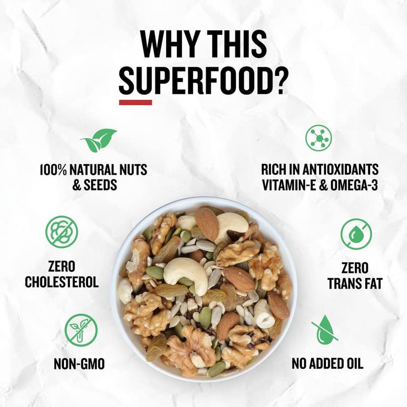 Ariga Foods Nuts & Seeds Mix | 8 in 1 | (200 g) view 3