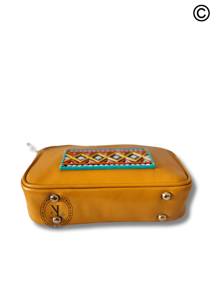 Boho Soul Lippan Art Handcrafted Baguette Bag/Sling view 6