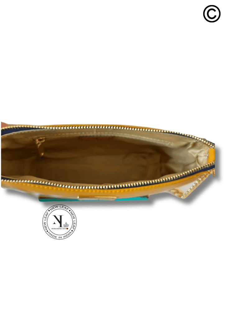Boho Soul Lippan Art Handcrafted Baguette Bag/Sling view 7