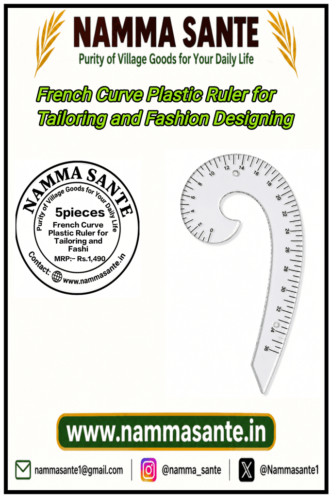 French Curve Plastic Ruler for Tailoring and Fashion Designing view 4