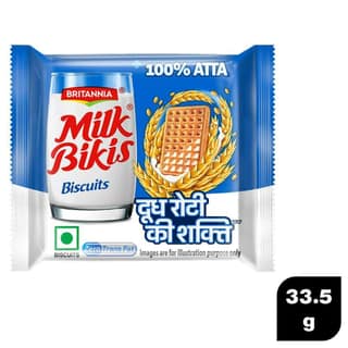 Britannia Milk Bikis Atta Biscuits 33.5 g